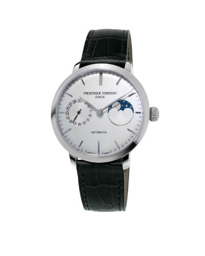 康斯登男士手表SLIMLINE MOONPHASE MANUFACTURE FC 702S3S6