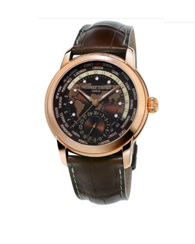 康斯登男士手表 CLASSIC WORLDTIMER MANUFACTURE FC 718BRWM4H4