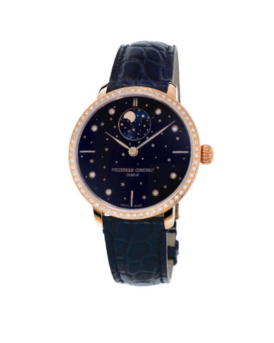 康斯登男士手表SLIMLINE MOONPHASE STARS MANUFACTURE FC 701NSD3SD4