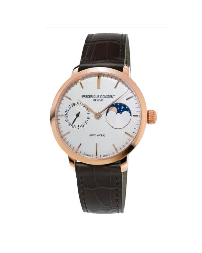 康斯登男士手表SLIMLINE MOONPHASE MANUFACTURE FC 702V3S4